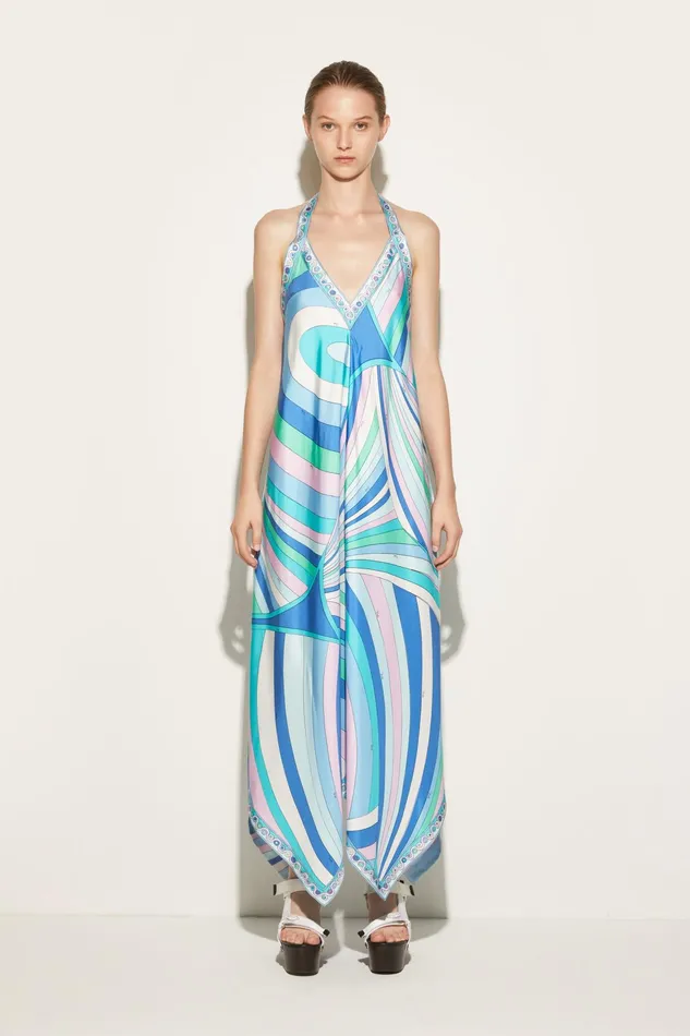 Women Dresses PUCCI IridePrint SilkTwill Dress