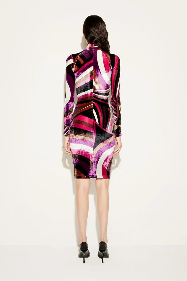 Women Dresses PUCCI IridePrint Velvet Dress