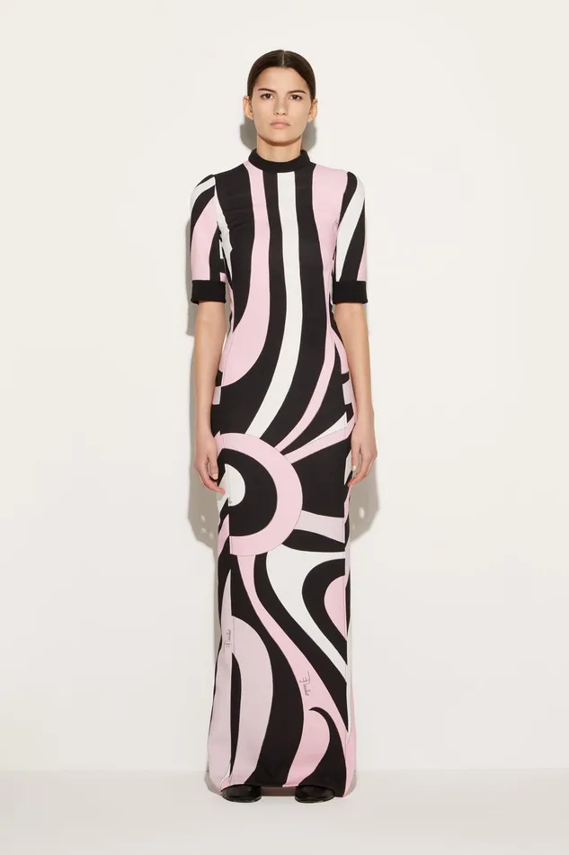 Women Dresses PUCCI MarmoPrint Long Dress