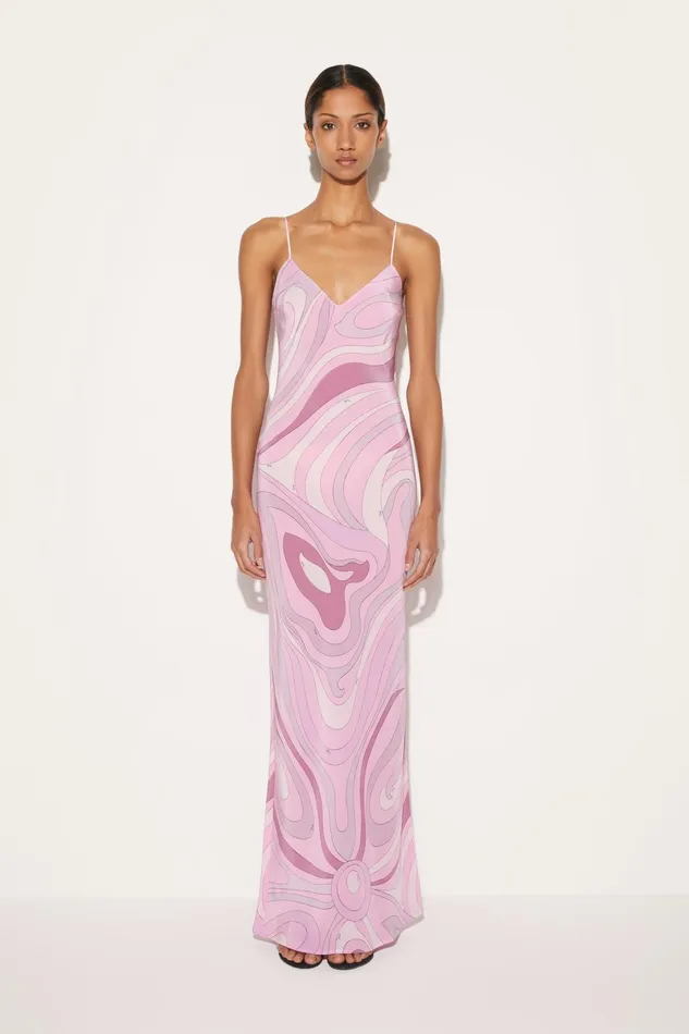 Women Dresses PUCCI MarmoPrint Silk Dress