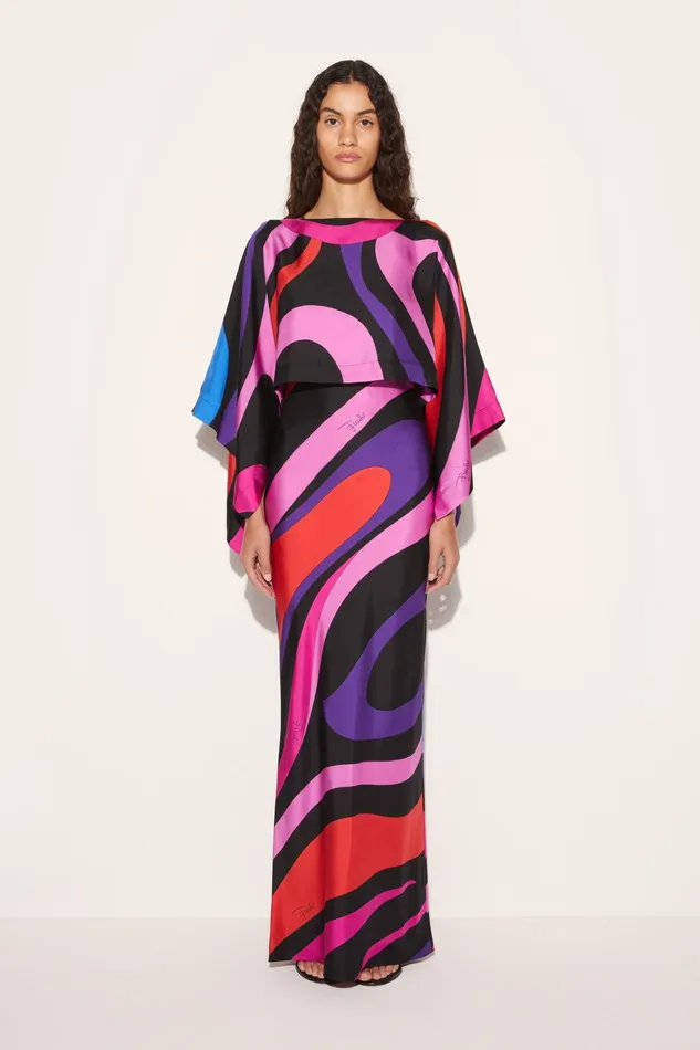 Women Dresses PUCCI MarmoPrint SilkTwill Dress