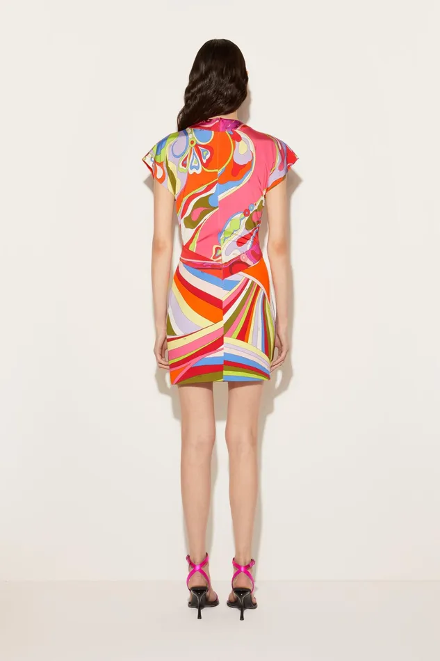 Women Dresses PUCCI Orchidee And IridePrint Dress