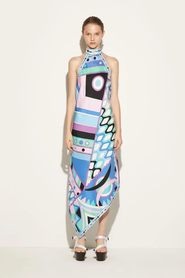 Women Dresses PUCCI VivaraPrint SilkTwill Dress