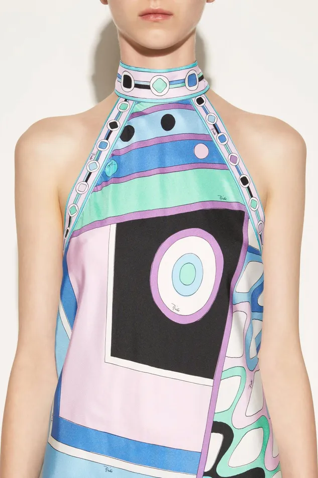 Women Dresses PUCCI VivaraPrint SilkTwill Dress