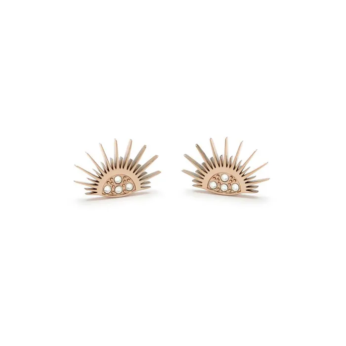Women Earrings Olivia Burton Celestial Sun Rose Gold Plated Stud Earrings