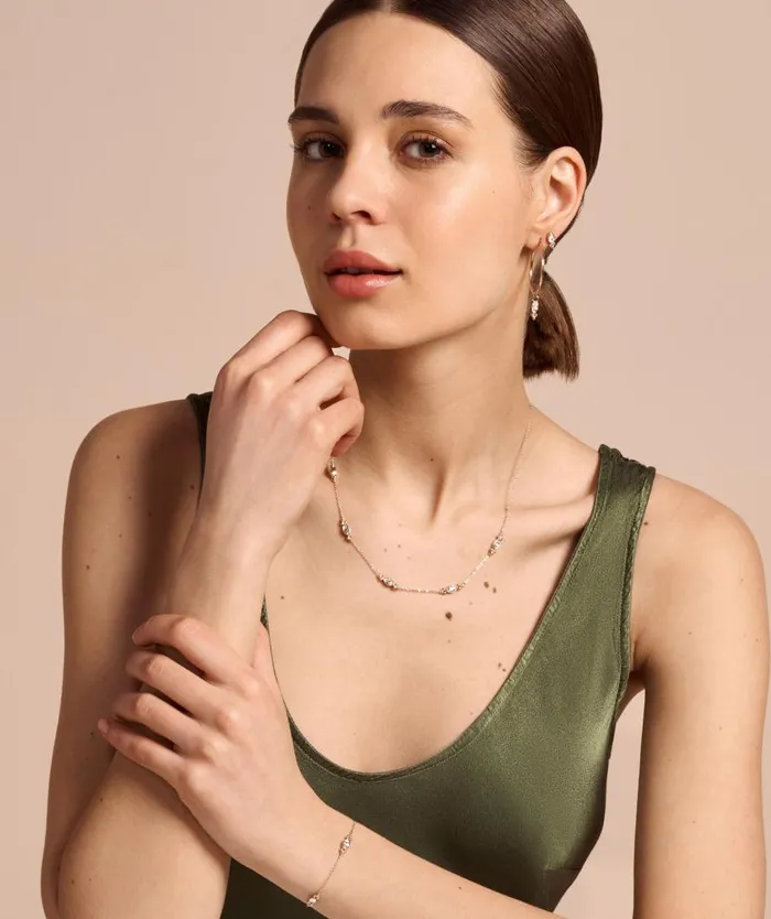 Women Earrings Olivia Burton Dainty Rose Gold Plated Stud Earrings