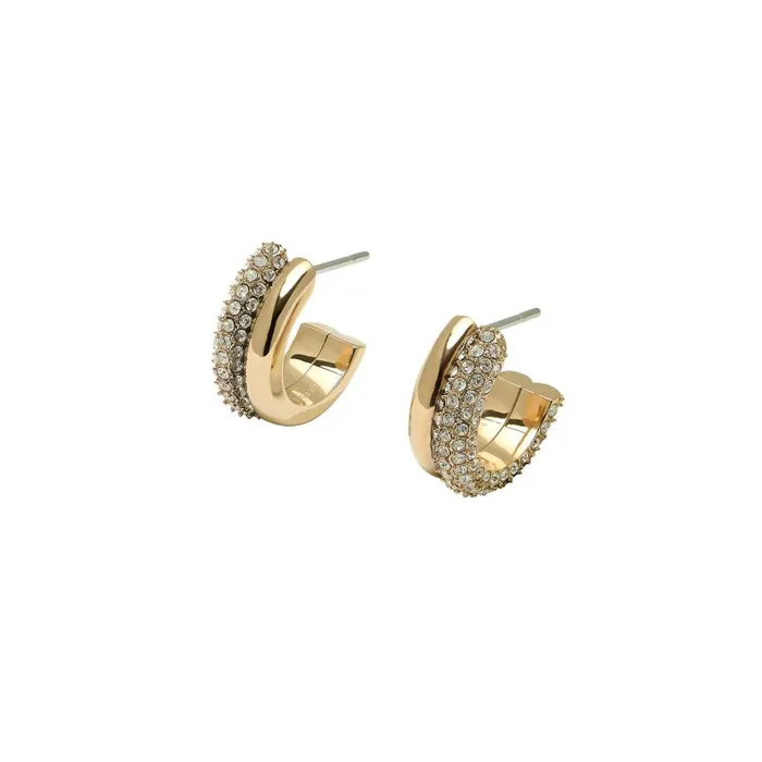 Women Earrings Olivia Burton Entwine Gold Hoop Earrings