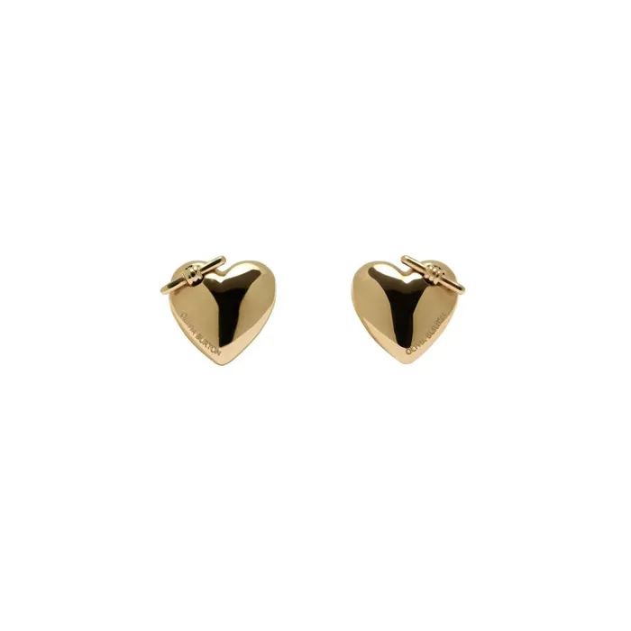 Women Earrings Olivia Burton Knot Heart Gold Stud Earrings