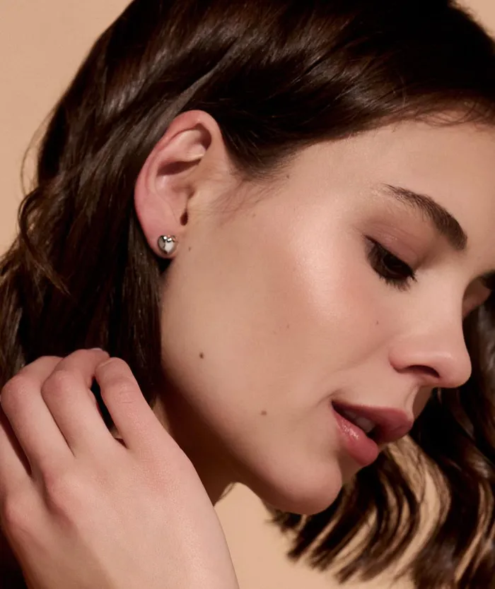 Women Earrings Olivia Burton Knot Heart Silver Stud Earrings