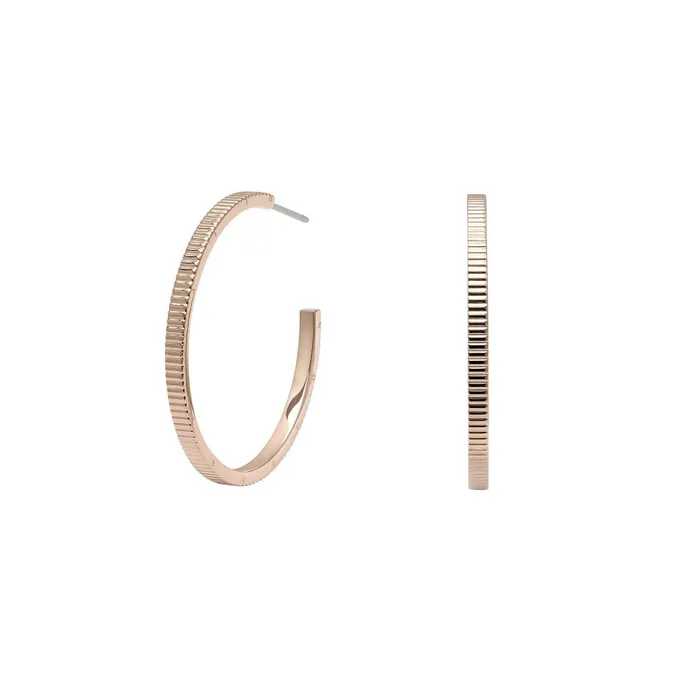 Women Earrings Olivia Burton Linear Carnation Gold Hoop Earrings