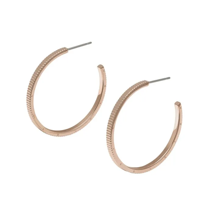 Women Earrings Olivia Burton Linear Carnation Gold Hoop Earrings