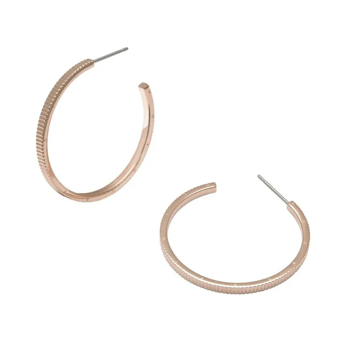 Women Earrings Olivia Burton Linear Carnation Gold Hoop Earrings