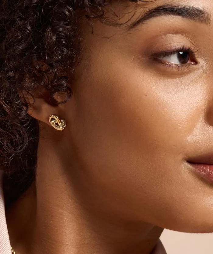 Women Earrings Olivia Burton Lovers Knot Gold Plated Stud Earrings