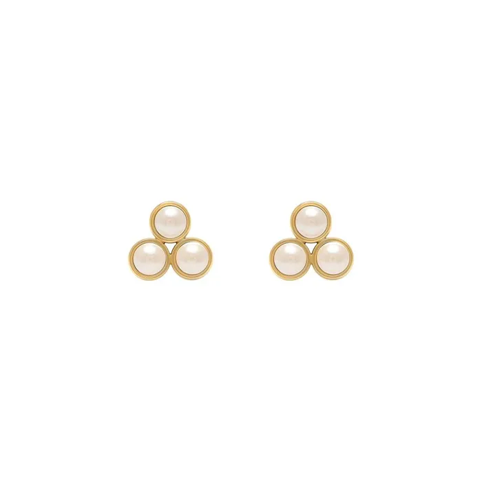 Women Earrings Olivia Burton Pearl Cluster Gold Stud Earrings