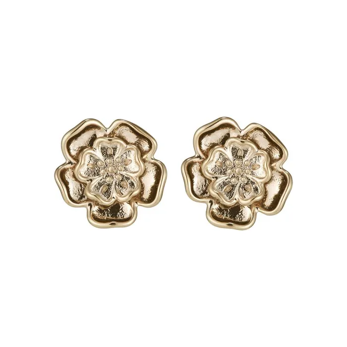 Women Earrings Olivia Burton Tudor Rose Rose Gold Plated Stud Earrings