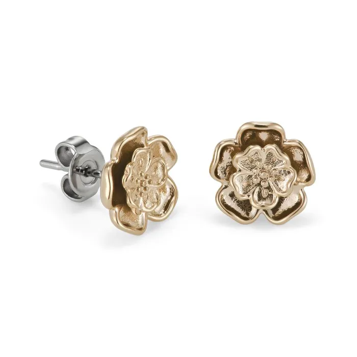 Women Earrings Olivia Burton Tudor Rose Rose Gold Plated Stud Earrings
