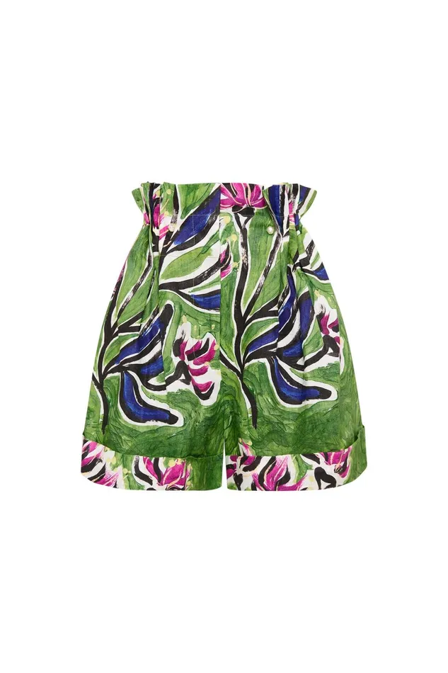 Women Eden Paper Bag Short Native Gumnut Floral Aje Shorts