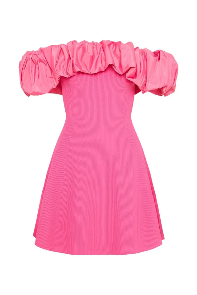 Women Eldora Mini Dress Protea Pink Aje Dresses