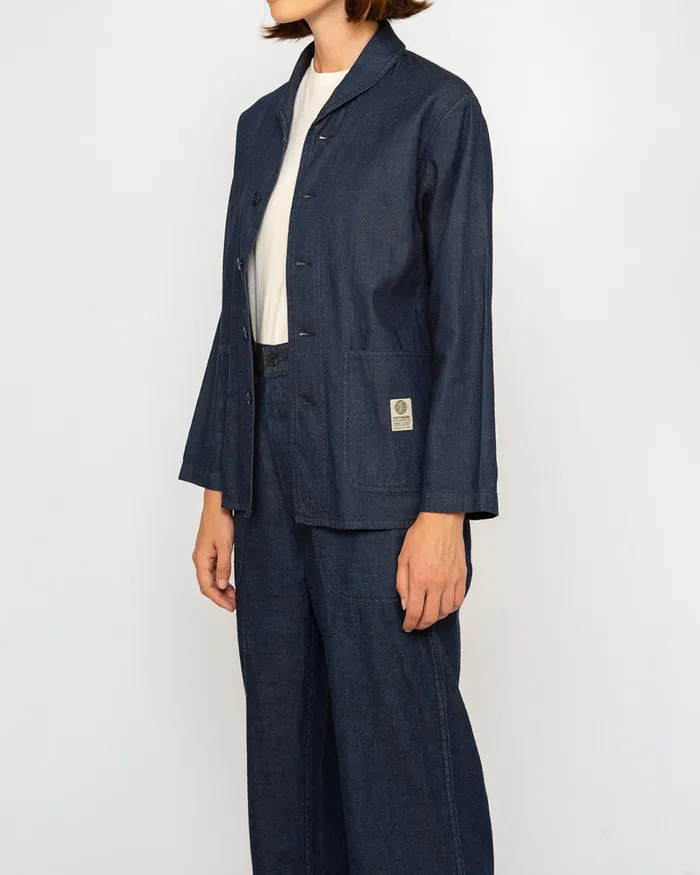 Women Eleanor Jacket 8211 Dark Indigo Deus Ex Machina Jackets Women Eleanor Jacket 8211 Dark Indigo Deus Ex Machina Jackets