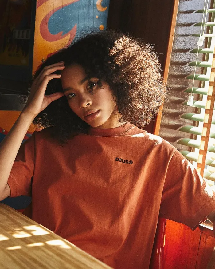 Women Elemental Tee 8211 Orange Rust Deus Ex Machina Tees
