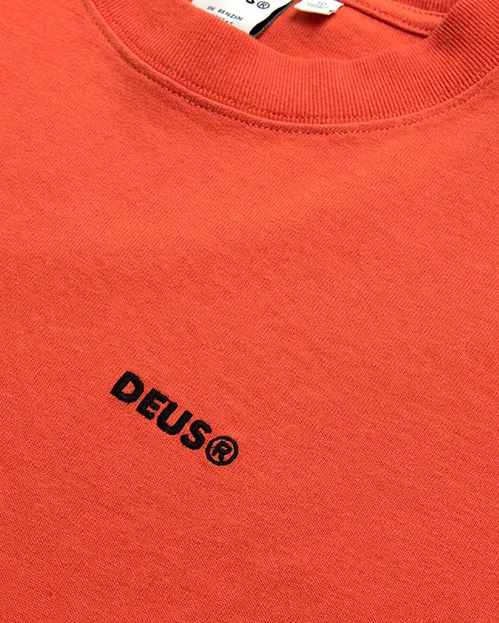 Women Elemental Tee 8211 Orange Rust Deus Ex Machina Tees Women Elemental Tee 8211 Orange Rust Deus Ex Machina Tees