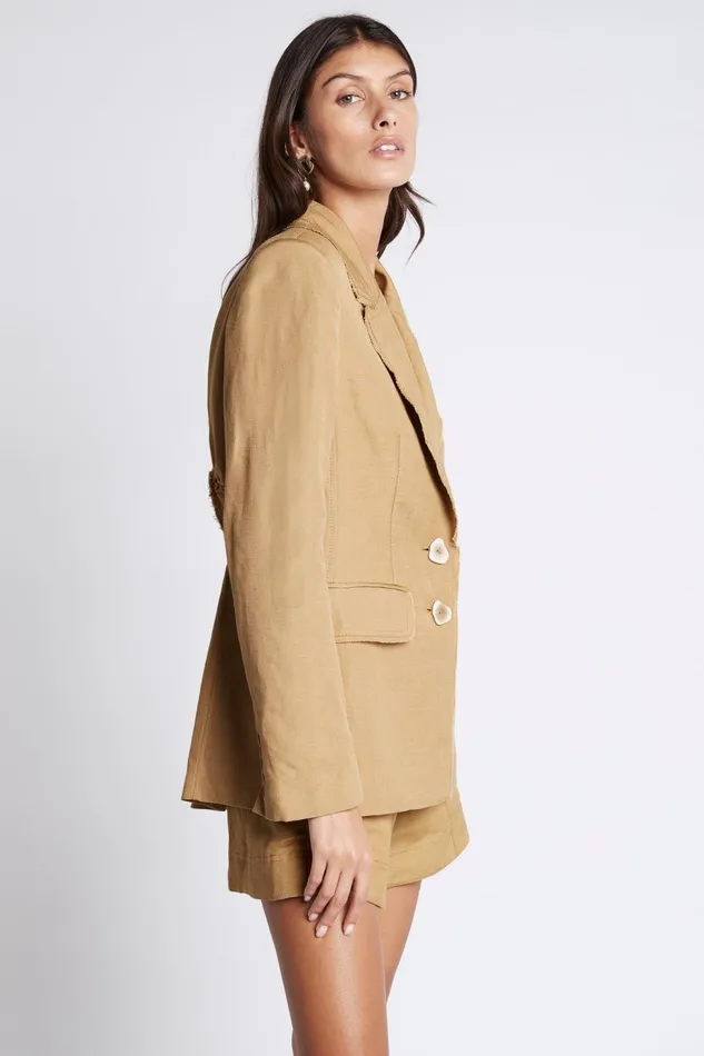 Women Estate Cut Out Blazer Taupe Aje Blazers Jackets and Coats