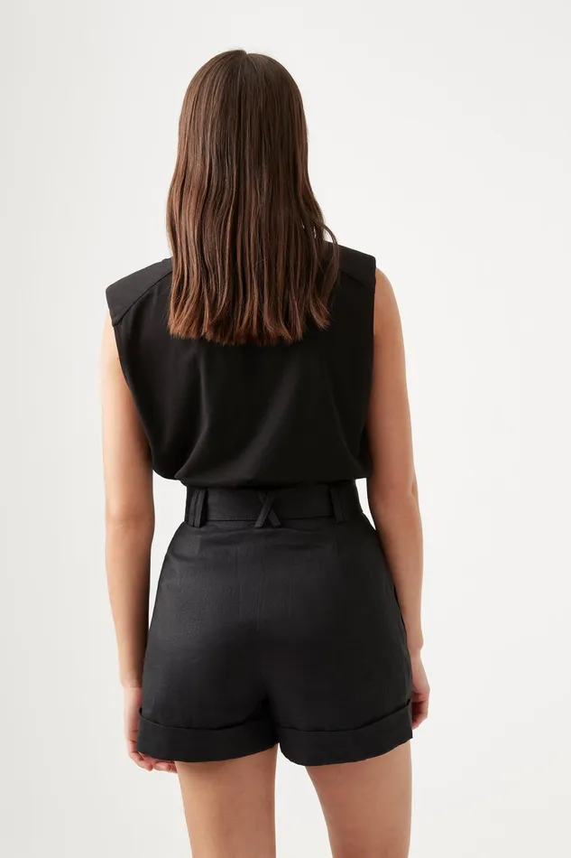 Women Evie Tank Black Aje Tees