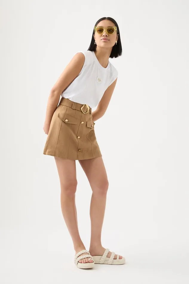 Women Evie Tank White Aje Tees