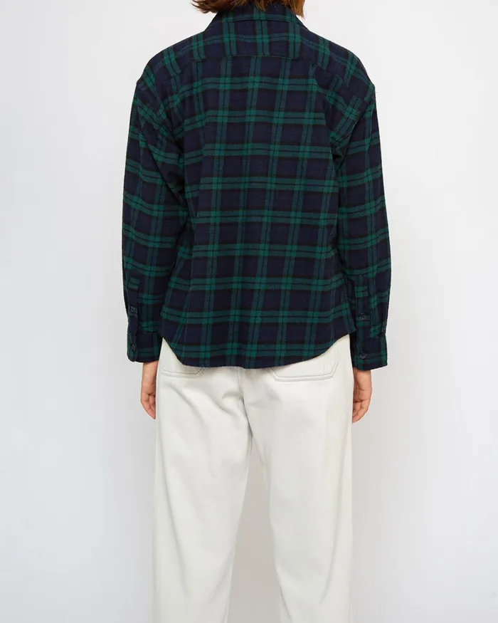 Women Flannel Check Shirt 8211 Green Check Deus Ex Machina Shirts Women Flannel Check Shirt 8211 Green Check Deus Ex Machina Shirts