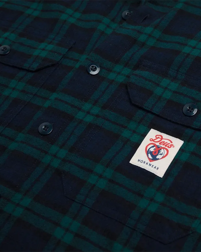 Women Flannel Check Shirt 8211 Green Check Deus Ex Machina Shirts Women Flannel Check Shirt 8211 Green Check Deus Ex Machina Shirts