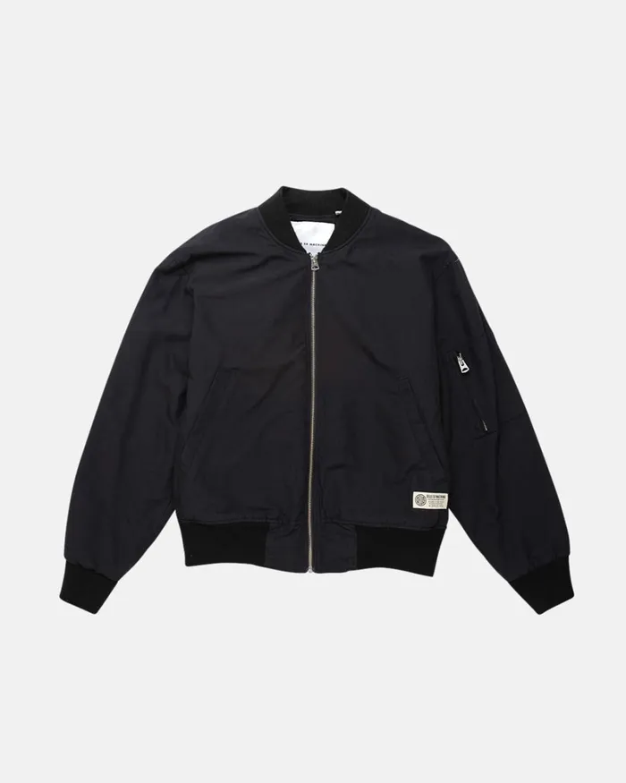 Women Flight Bomber Jacket 8211 Black Deus Ex Machina Jackets Women Flight Bomber Jacket 8211 Black Deus Ex Machina Jackets