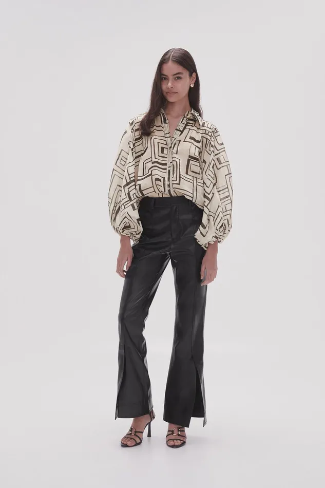 Women Florence Blouse Abstract Penrose Aje Tops