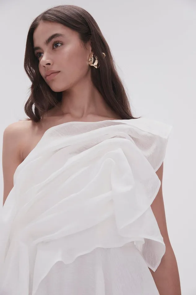 Women Genesis Mini Dress Ivory Aje Dresses