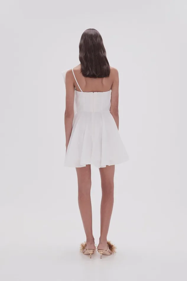 Women Genesis Mini Dress Ivory Aje Dresses