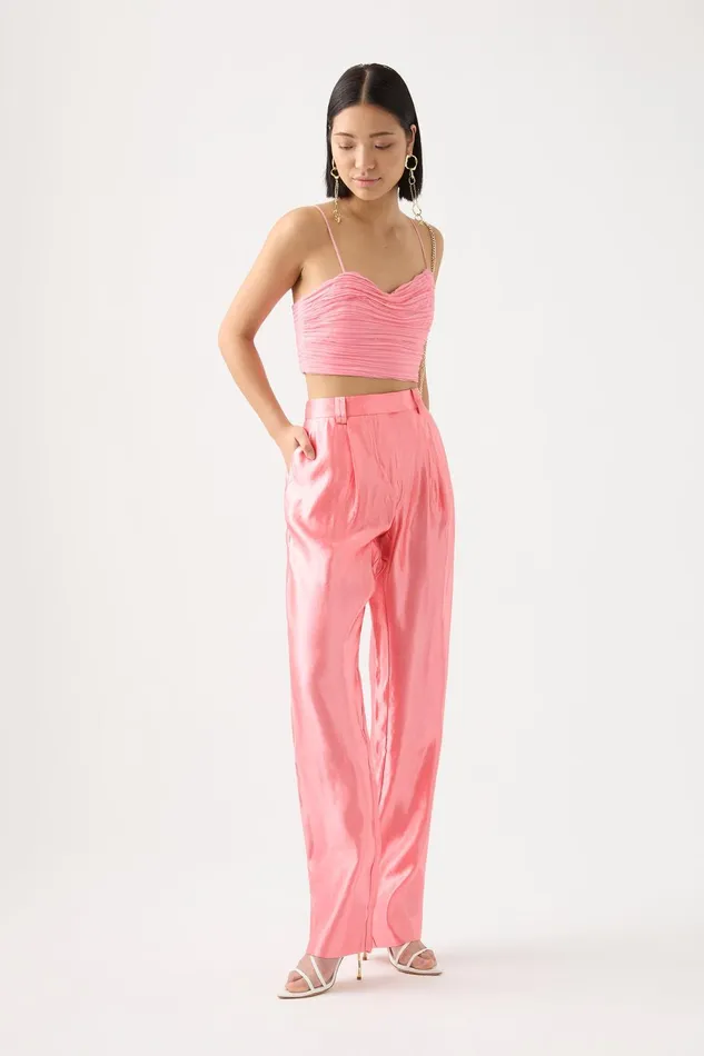Women Gracious Pant Ballet Pink Aje Pants