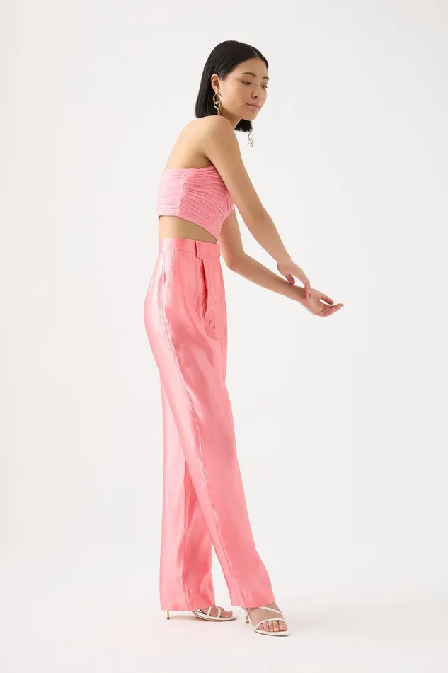 Women Gracious Pant Ballet Pink Aje Pants
