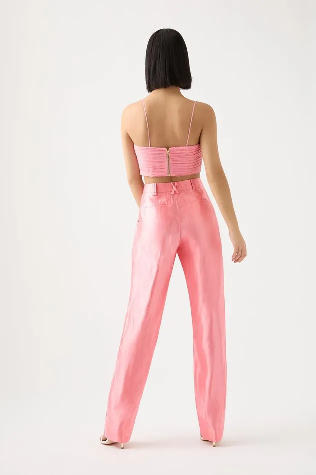Women Gracious Pant Ballet Pink Aje Pants