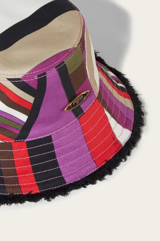 Women Hats And Hair Accessories PUCCI IridePrint Bucket Hat