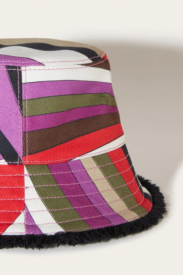 Women Hats And Hair Accessories PUCCI IridePrint Bucket Hat