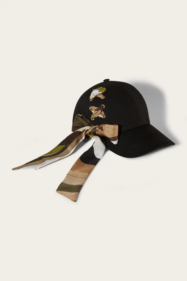 Women Hats And Hair Accessories PUCCI IridePrint Cotton Cap