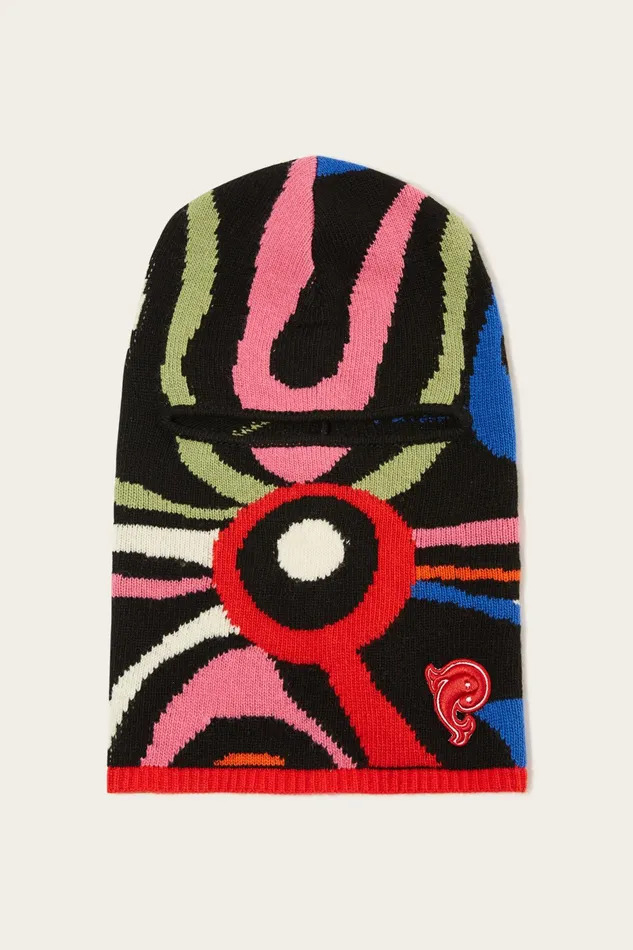 Women Hats And Hair Accessories PUCCI MarmoJacquard Wool Balaclava