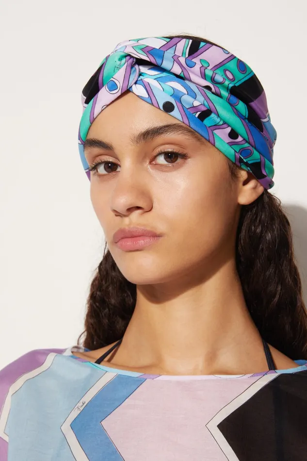 Women Hats And Hair Accessories PUCCI VivaraPrint Headband
