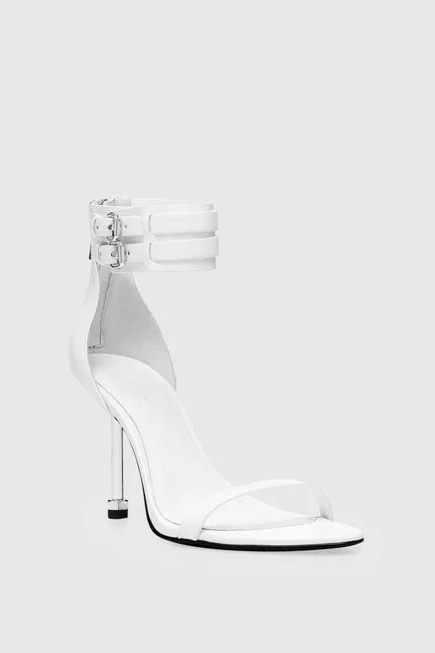 Women Heels Rebecca Minkoff Juliana Ankle Strap Heel White Women Heels Rebecca Minkoff Juliana Ankle Strap Heel White
