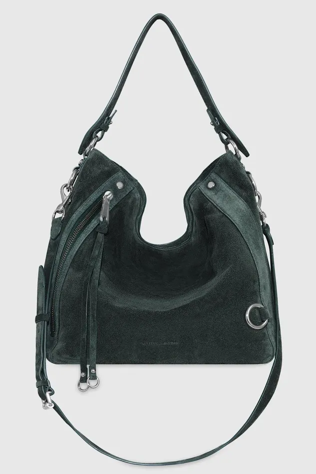 Women Hobo Bags Rebecca Minkoff MAB Hobo Deep Jadegunmetal