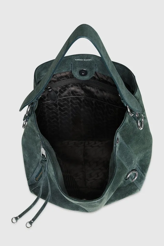 Women Hobo Bags Rebecca Minkoff MAB Hobo Deep Jadegunmetal Women Hobo Bags Rebecca Minkoff MAB Hobo Deep Jadegunmetal