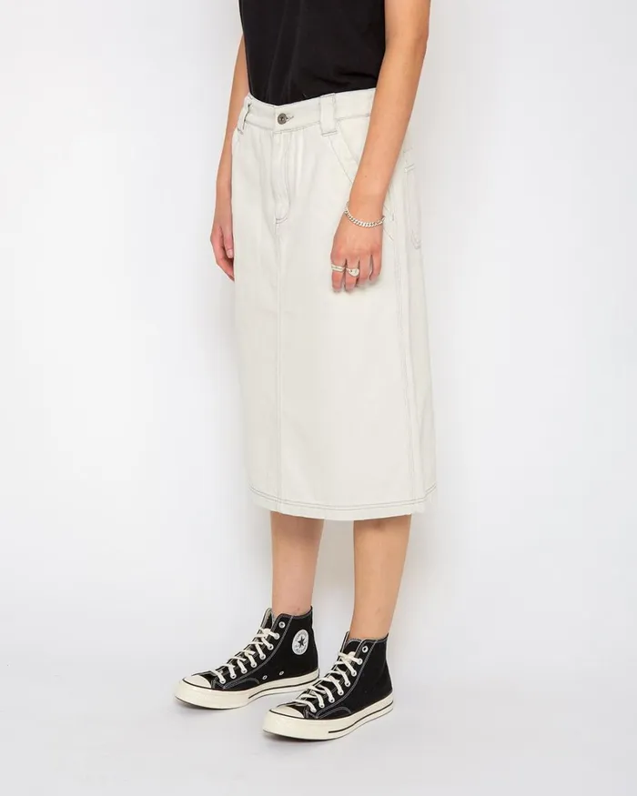 Women Irene Skirt 8211 Bleached White Deus Ex Machina Skirts Women Irene Skirt 8211 Bleached White Deus Ex Machina Skirts