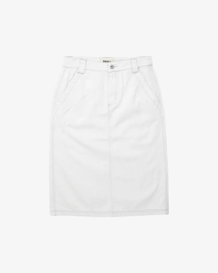 Women Irene Skirt 8211 Bleached White Deus Ex Machina Skirts Women Irene Skirt 8211 Bleached White Deus Ex Machina Skirts