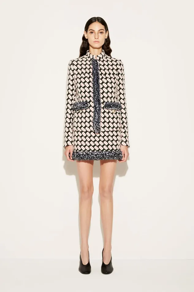 Women Jackets PUCCI Fringed Tweed Jacket