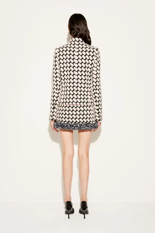 Women Jackets PUCCI Fringed Tweed Jacket