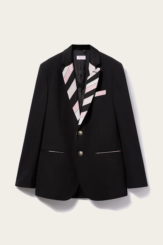 Women Jackets PUCCI IridePrint SingleBreasted Blazer